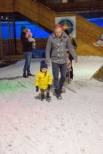 Ethan And I Walking Tamwoth Snowdome Snow Play October 2017