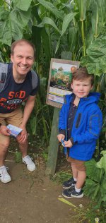 Ethan And I Wistow Maze August 2021