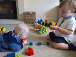 Ethan And Thomas Playing July 2017
