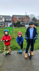 Ethan And Thomas Scooter Ride Nov 2020