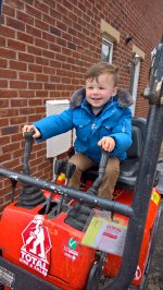 Ethan Building Work And Digger April 2019