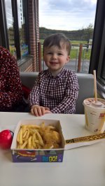 Ethan Dinner Mcdonalds Skating Fun Day April 2019