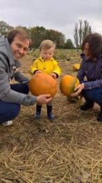 Ethan Joy And I Pumpkin Picking October 2017