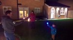 Ethan Joy And I Sparkler Bonfire Night Nov 2018