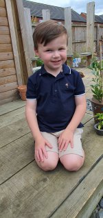 Ethan Making Playdough July 2020