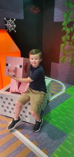 Ethan Minecraft Hamleys Monday London Aug 2022