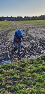 Ethan Muddy Bike Ride Dec 2020
