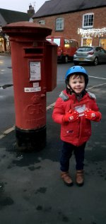 Ethan Posting Letter To Santa Nov 2020