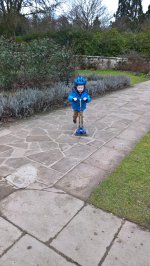 Ethan Scooter Busy Day Out Feb 2019