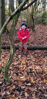 Ethan Stick Burbage Common Warner Family Walk Nov 2020