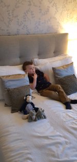 Ethan Waiting Daddy Day Dec 2019