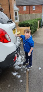 Ethan Washing Mokka Both Car Washed Sept 2020