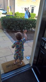 Ethan Waving Bye New Job At Effect July 2018