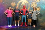 Family And Spiderman Friday Disney Land Paris May 2023