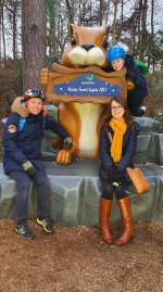 Family Frosty Forest Trail Tuesday Center Parcs Feb 2023