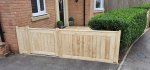 Finished Side Fence And Gate Aug 2020