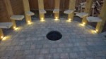 Fire Pit Garden Lights In The Night June 2017