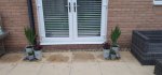 French Doors Garden Pots July 2021
