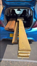 Front Garden Fencing September 2016 Wood In Car