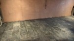 Grouting Slate Garage Floor Wall Feb 2016