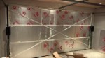 Insulating And Plasterboarding The Garage Door