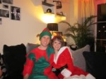 Knowland Xmas Party 2011 Rachel and I