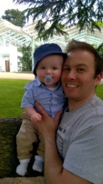 Leamington Spa Park May 2016 Ethan And I
