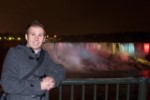 Me at Night Niagra Falls Canada 2011