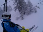 Me Chair Lift Skiing Sauze Doulx Jan 2019