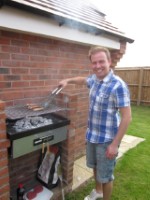 Me Cooking 1st BBQ 2013