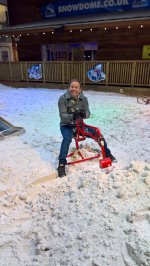 Me Digging Tamworth Snow Dome Easter Egg Hunt April 2019