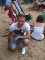 Me on the Beach Nottingham Riviera 2012