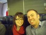 New York Day 1 Airport Rachel and I