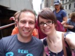 New York Day 3 Downtown Bus Tour Rachel and I