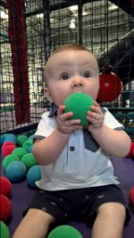 Nottingham Day July 2016 Ethan Soft Play Ball