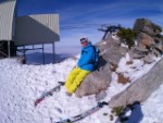 On A Rock Me Skiing Borovets 2014