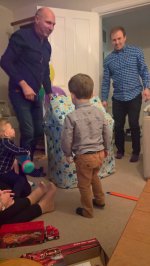 Opening Dolls House Ethans 3rd Birthday Party Nov 2018
