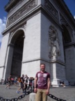 Paris Aug 2014 Me Arc De Triomphe