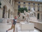 Paris Aug 2014 Me High 5 Louvre Museum