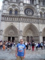 Paris Aug 2014 Me Notre Dame Cathedral