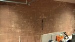 Plastering The Garage Left Wall February 2016