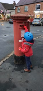 Postbox Posting Letter To Santa Nov 2020
