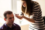 Rachel And Ashley Wedding Preparation Hair Cut