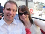 Rachel and I Bus Tour London May 2012