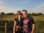 Rachel and I Crazy Golf August 2011