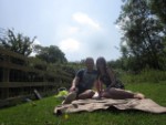 Rachel and I Saddington Reservoir July 2013