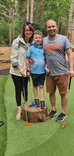 Rachel Ethan And I Adventure Golf Monday Centre Parcs July 2023