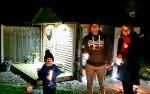 Rachel Ethan And I Sparklers Bonfire Night Nov 2020