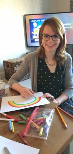 Rachel Rainbows For The Bin Men April 2020