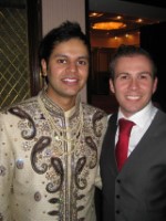 Raj and I at His Wedding